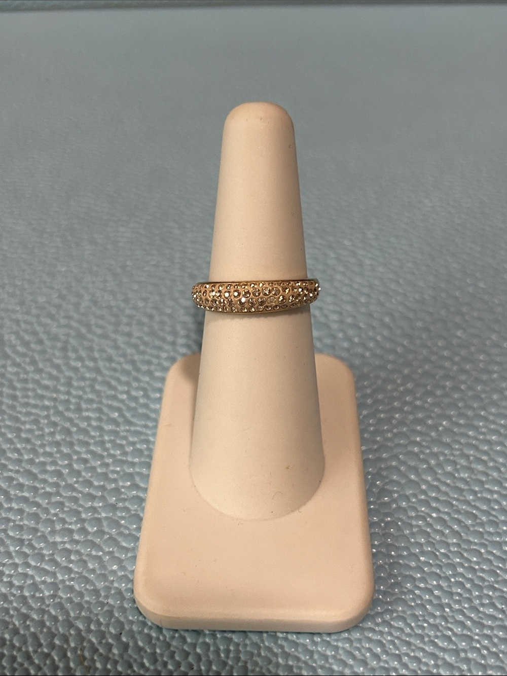Touchstone Crystal by Swarovski Golden Luna Ring